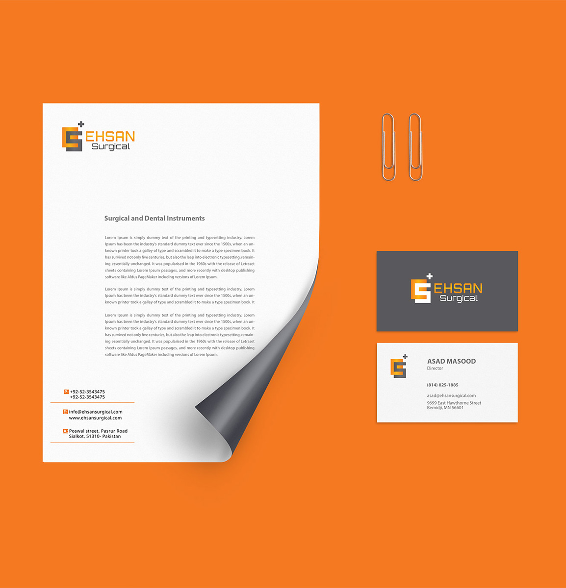 Branding Of Ehsan Surgical