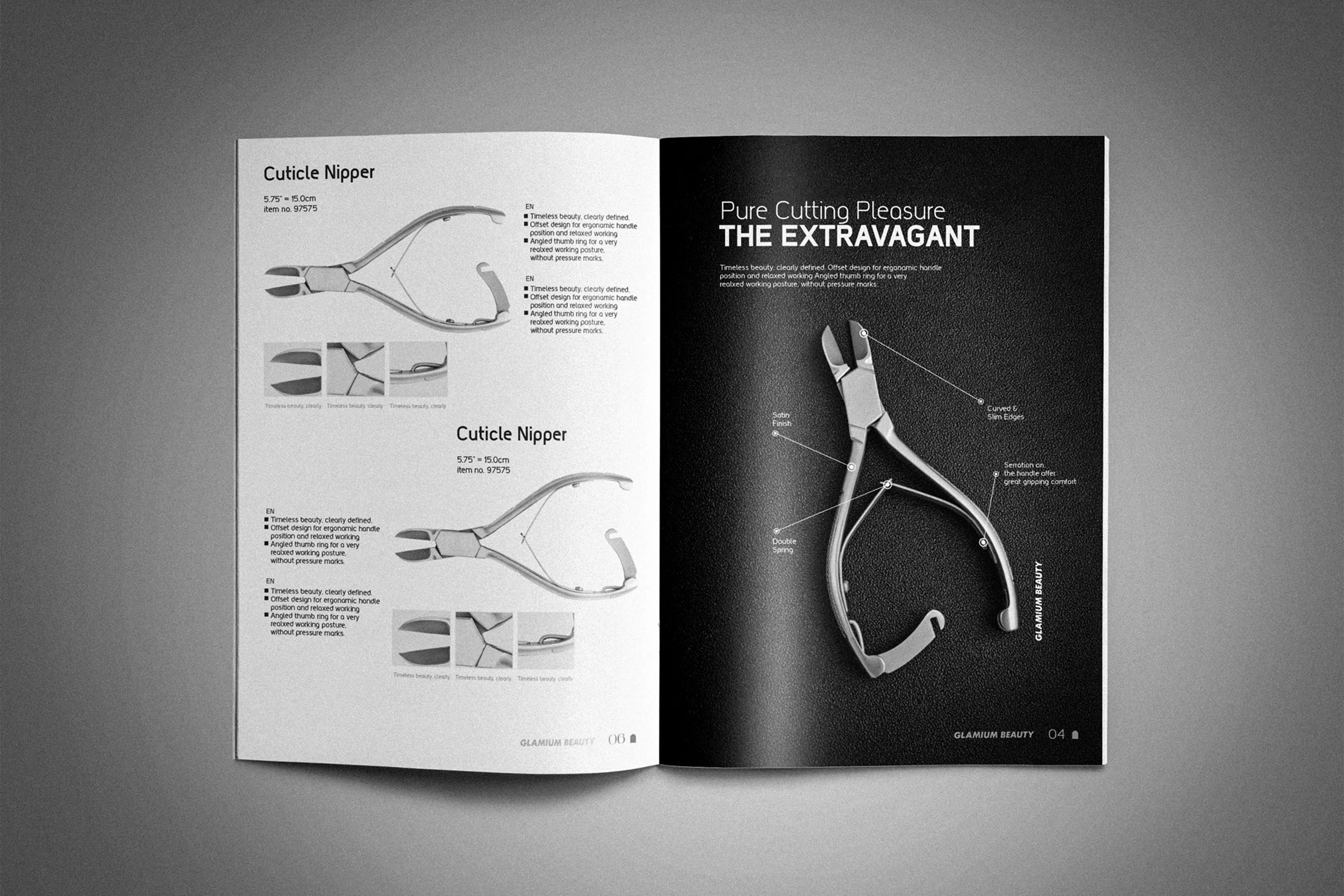 Glamium Beauty | Product Catalog |A4 Brochure