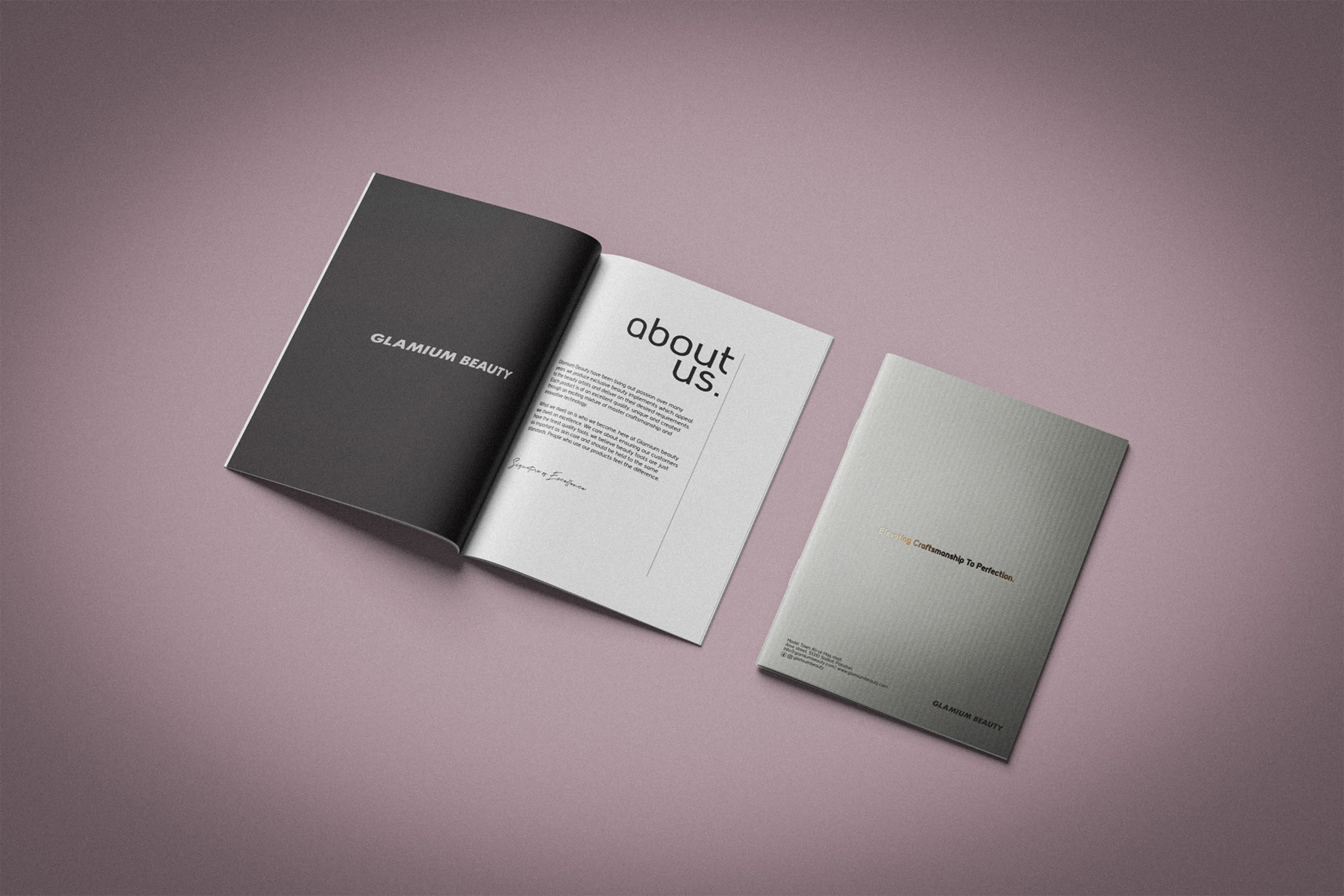 Glamium Beauty | Product Catalog |A4 Brochure