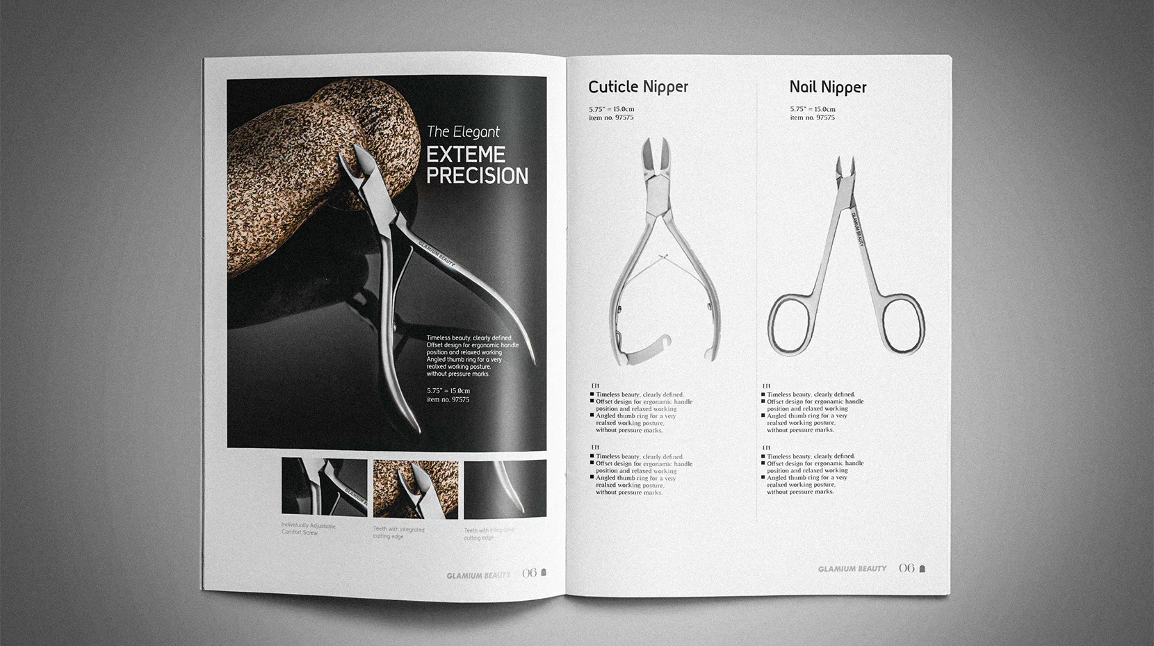 Glamium Beauty | Product Catalog |A4 Brochure