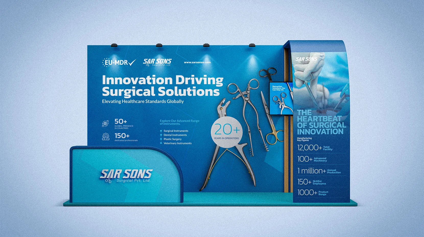 Sarsons Surgical Exhibition Booth | Posters