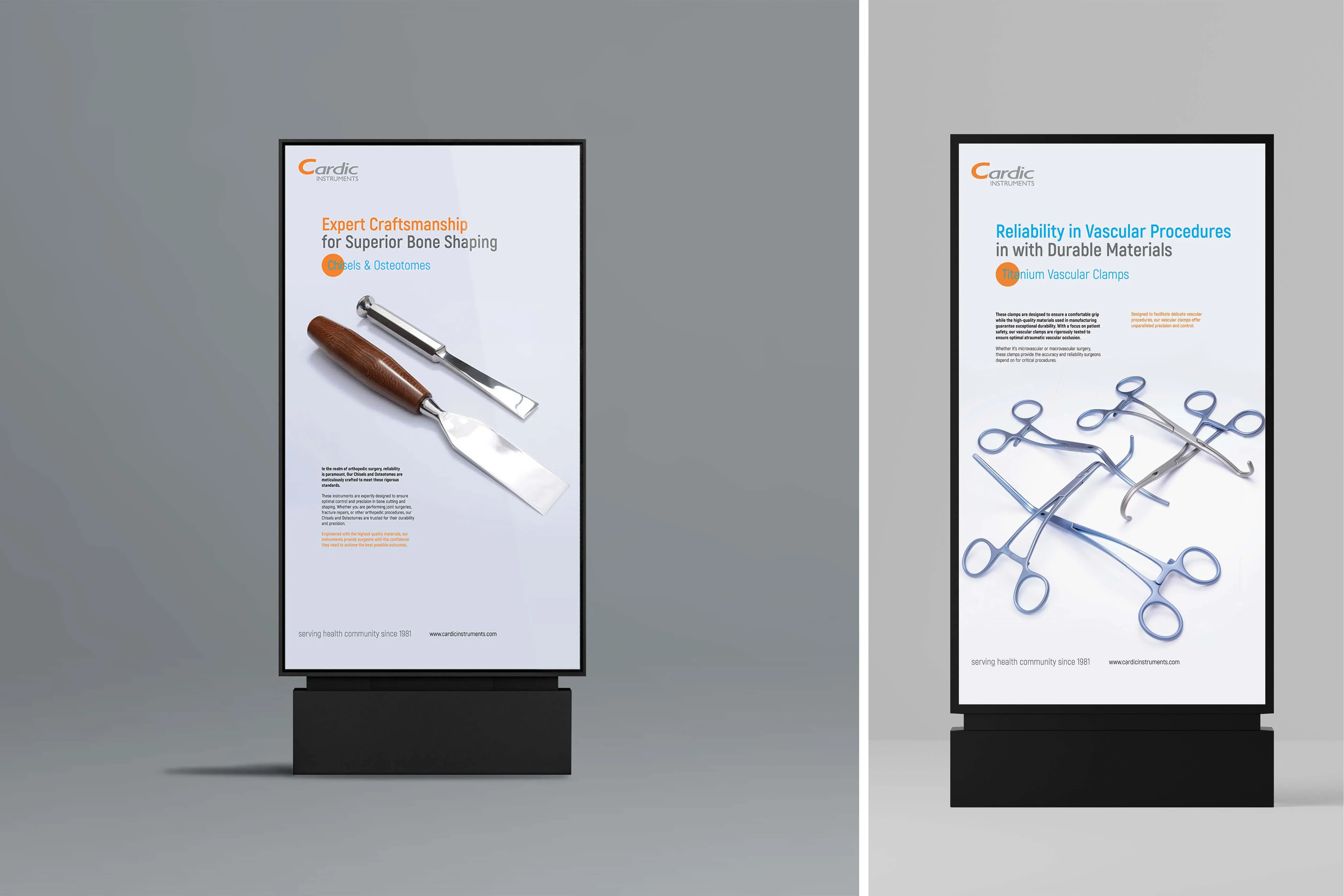 Cardic Instruments Exhibition Booth | Posters