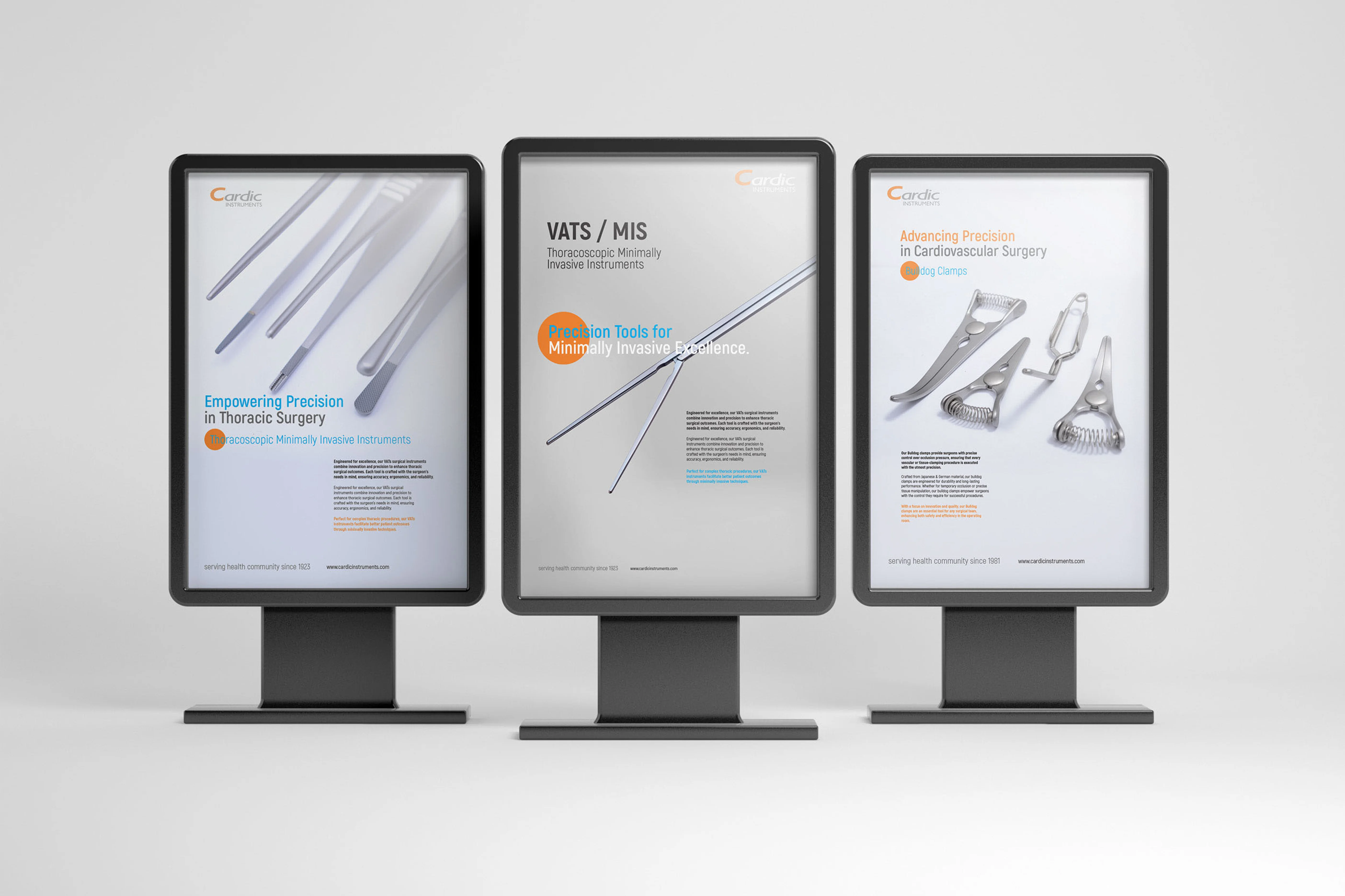 Cardic Instruments Exhibition Booth | Posters
