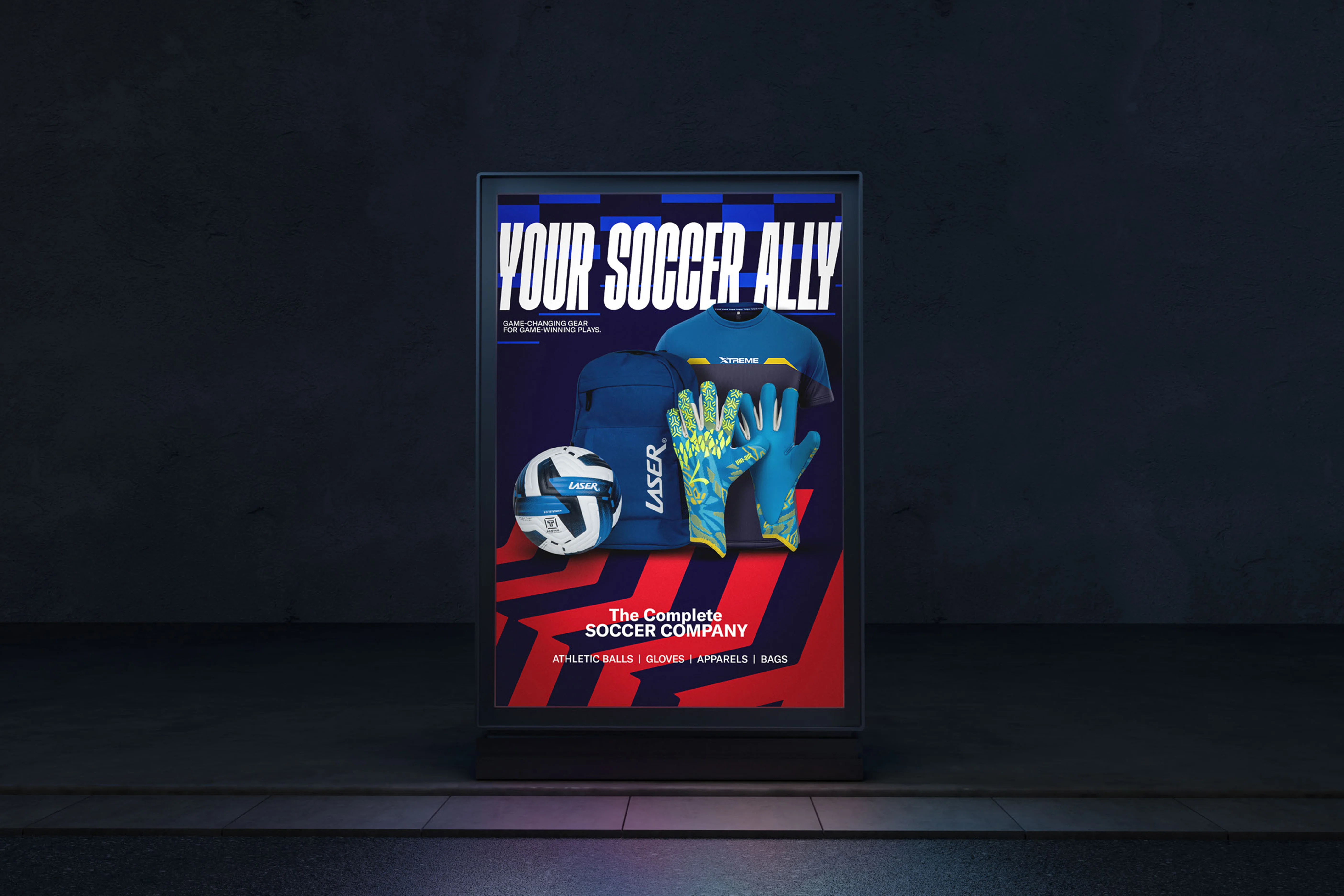 Laser Sports Exhibition Booth – Posters