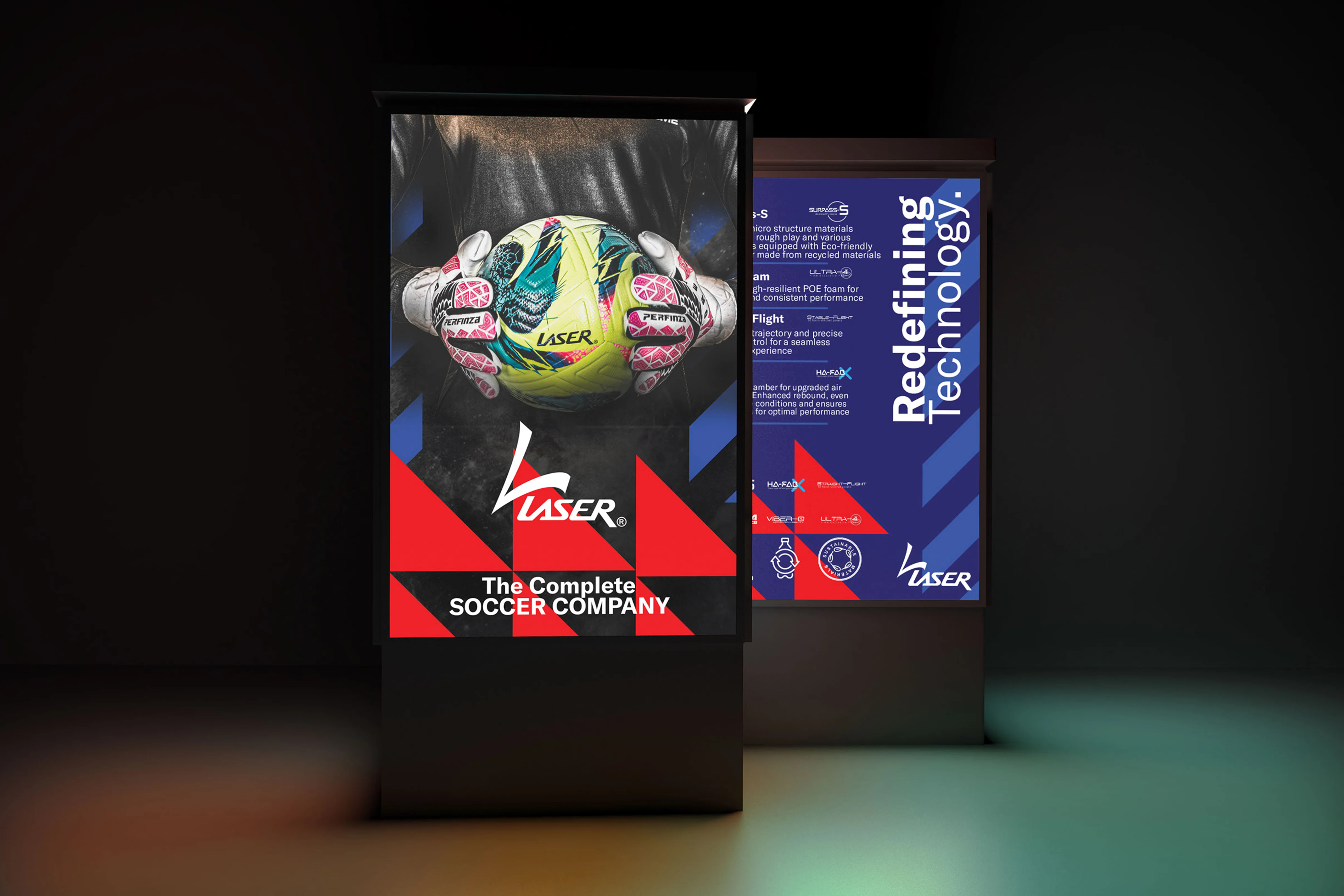 Laser Sports Exhibition Booth – Posters