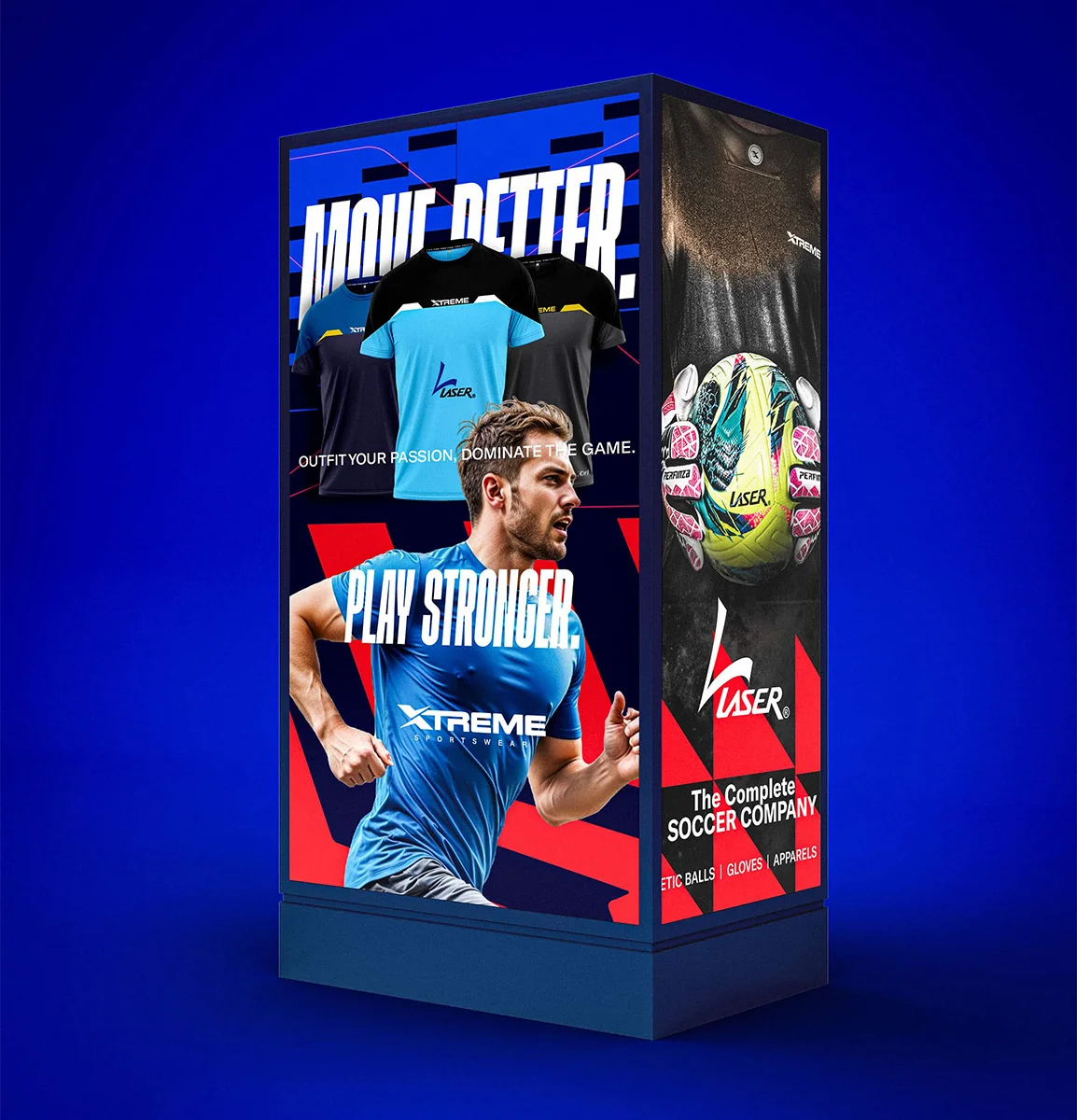 Laser Sports Exhibition Booth – Posters