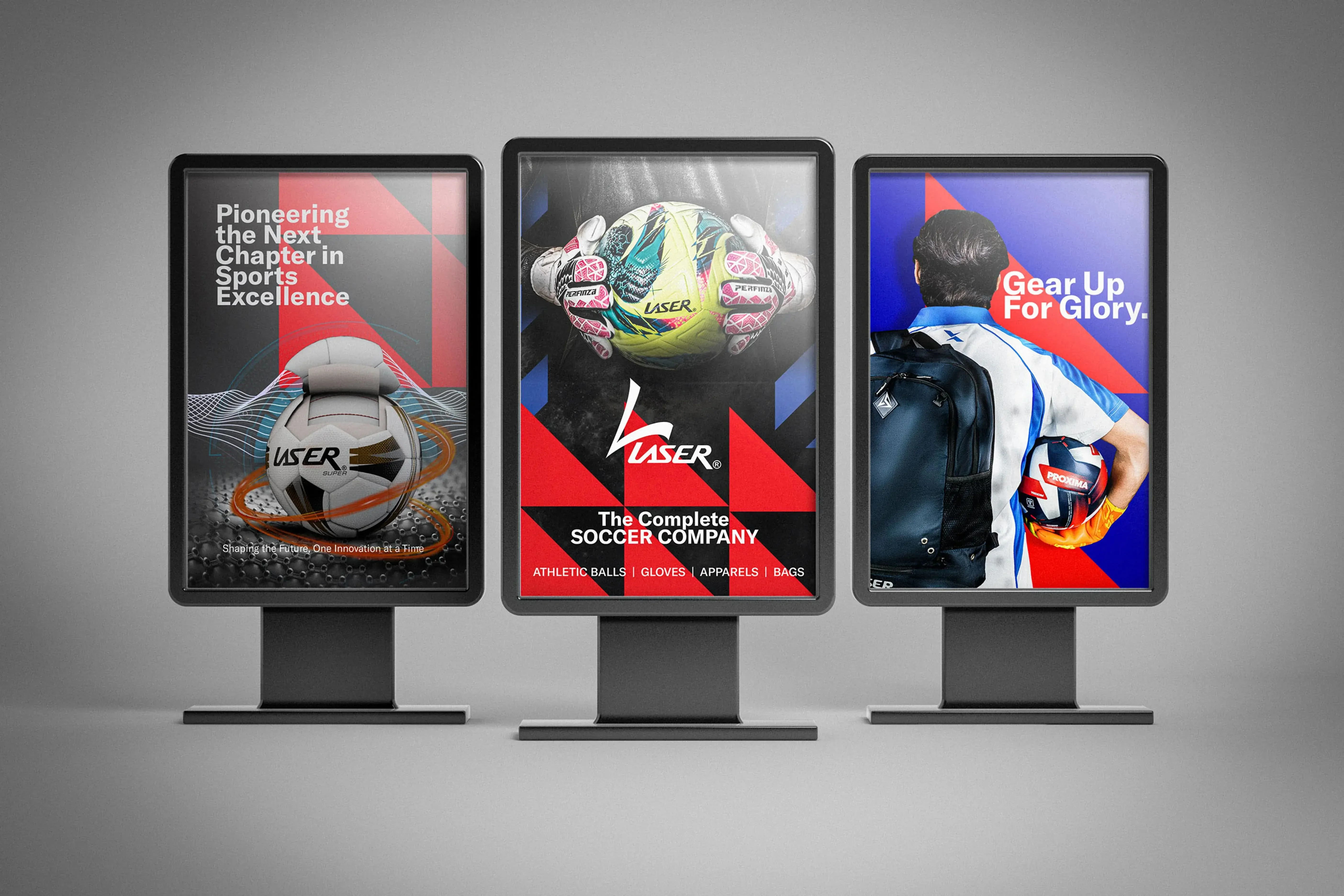 Laser Sports Exhibition Booth – Posters