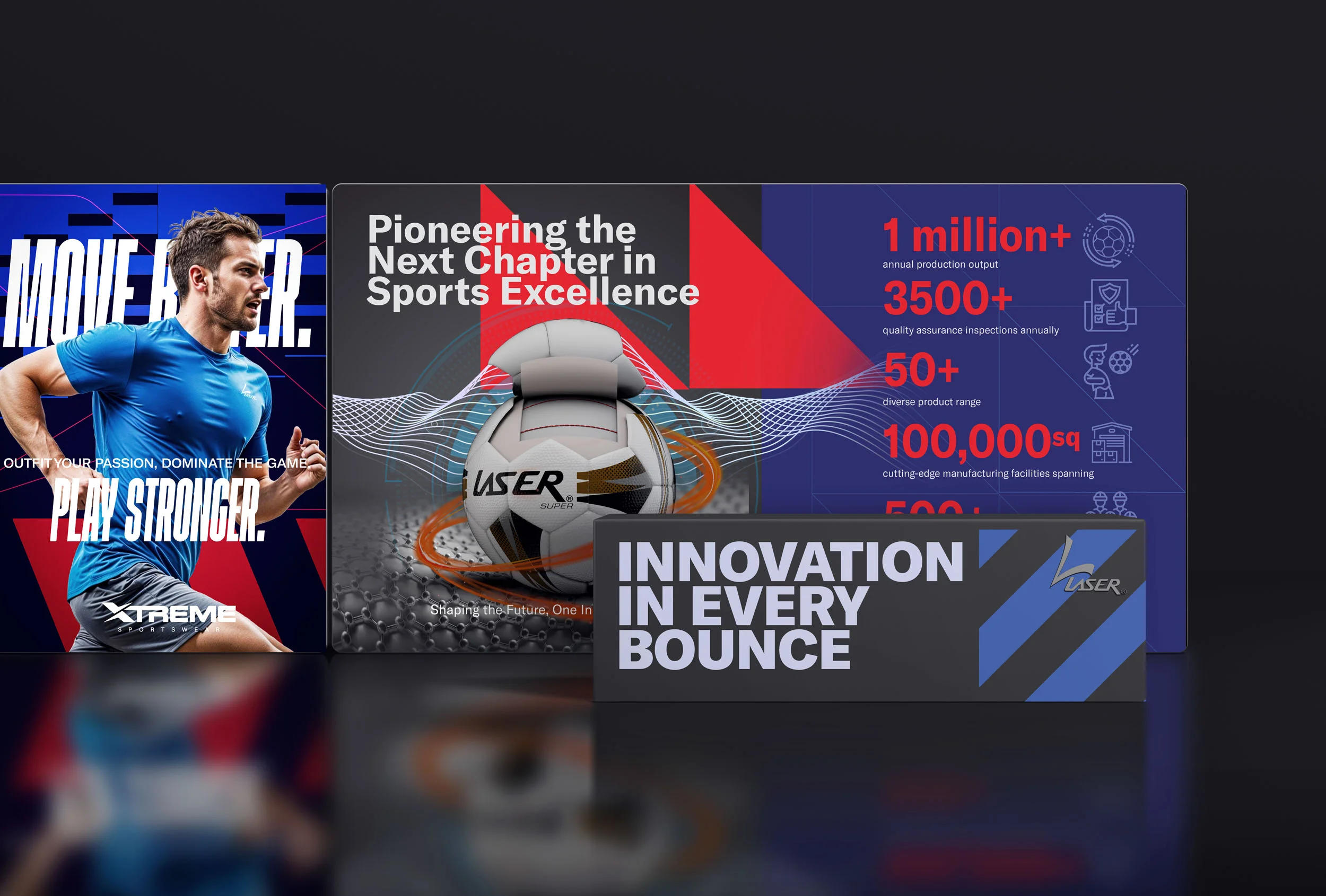 Laser Sports Exhibition Booth – Posters