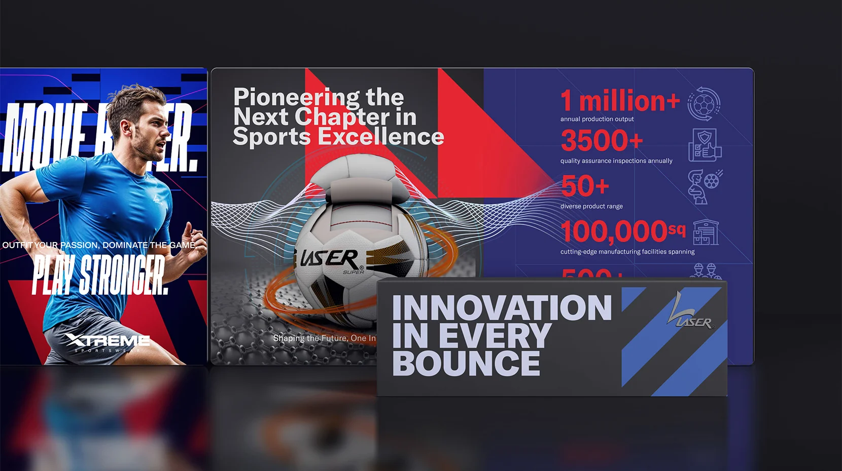 Laser Sports Exhibition Booth – Posters