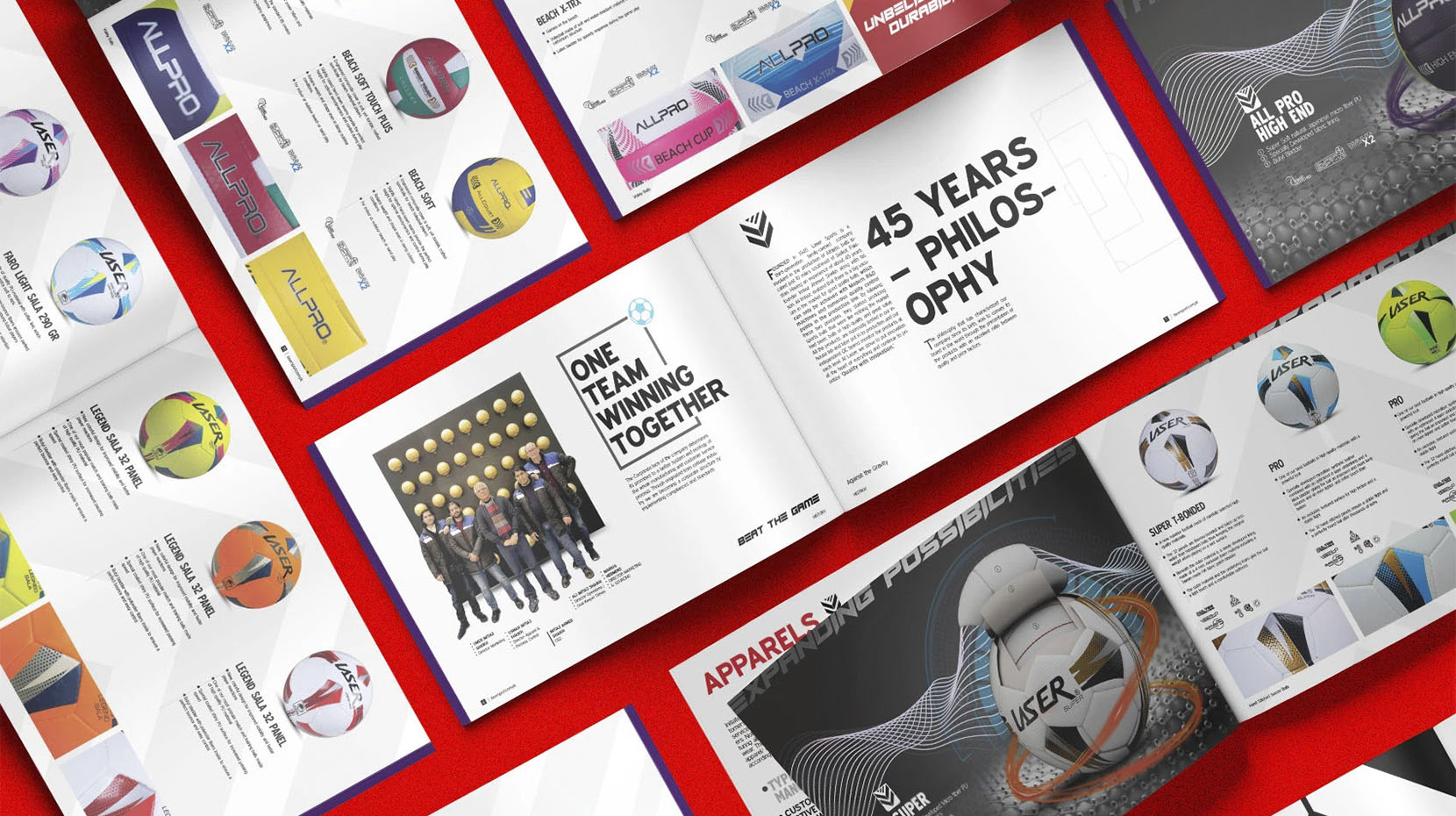 Laser Sports Catalog | Photography | 3D Visualization