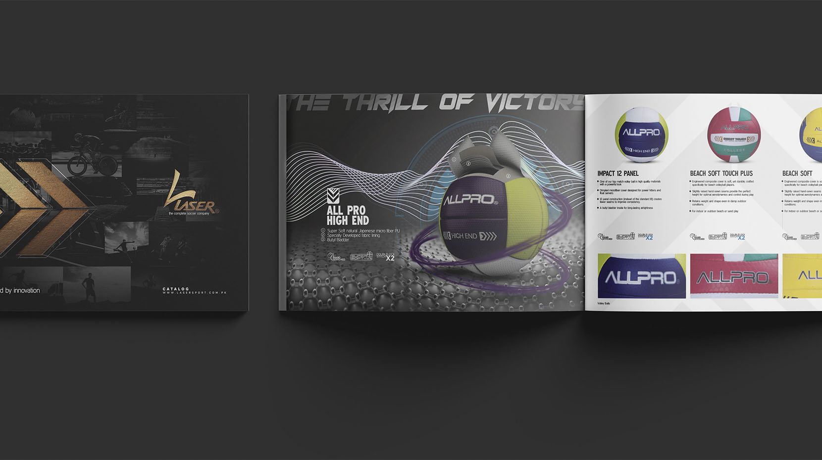 Laser Sports Catalog | Photography | 3D Visualization