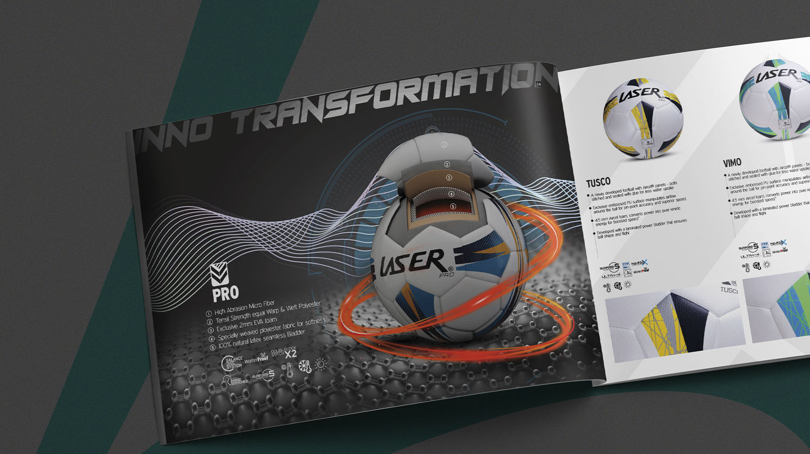 Laser Sports Catalog | Photography | 3D Visualization