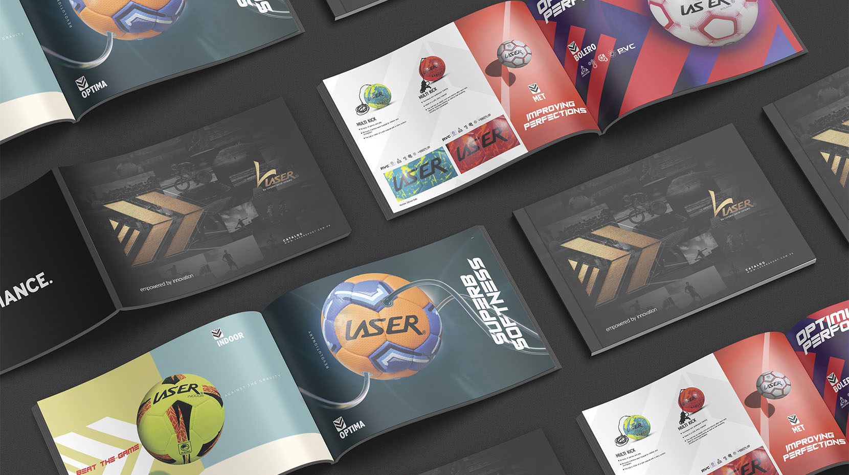 Laser Sports Catalog | Photography | 3D Visualization