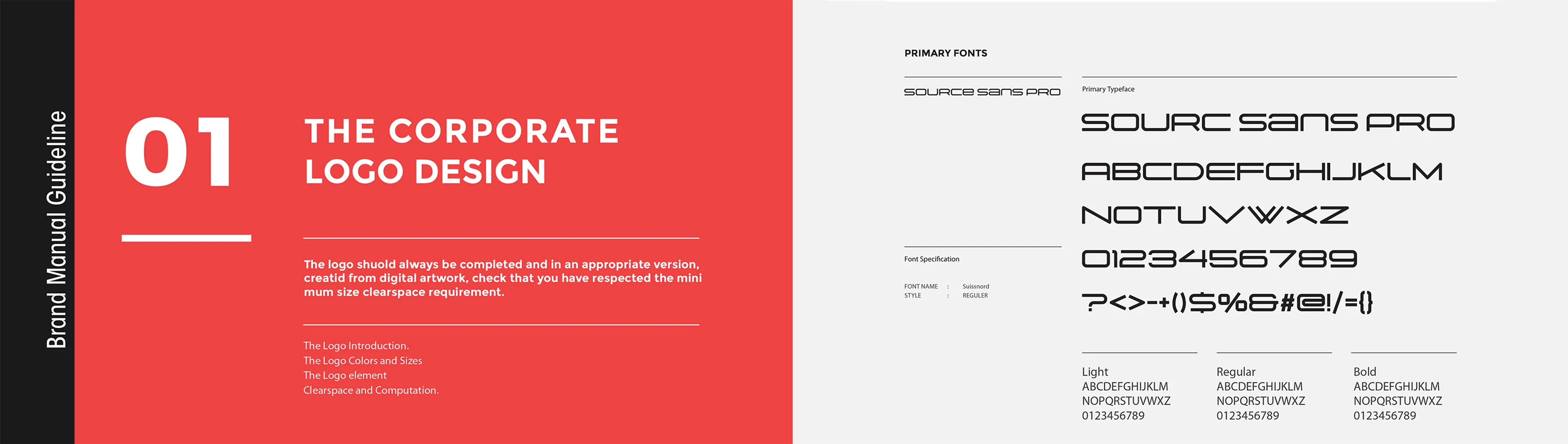 Logo & Branding For Education System with guidelines.