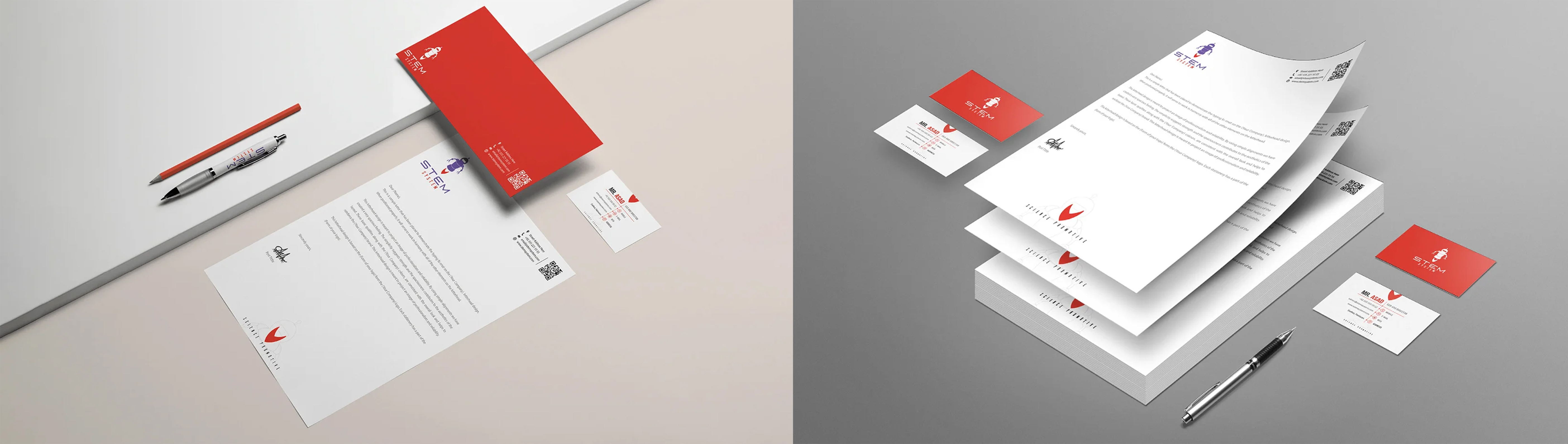 Logo & Branding For Education System with guidelines.