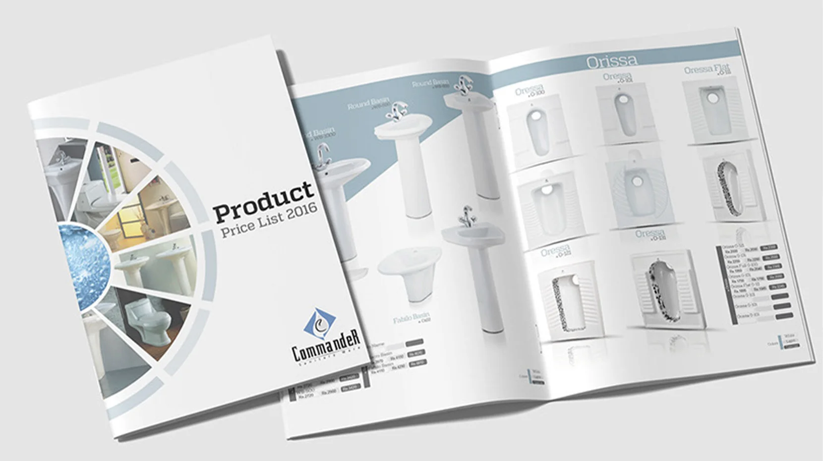 Commander Ceramics | Price List -Catalogue